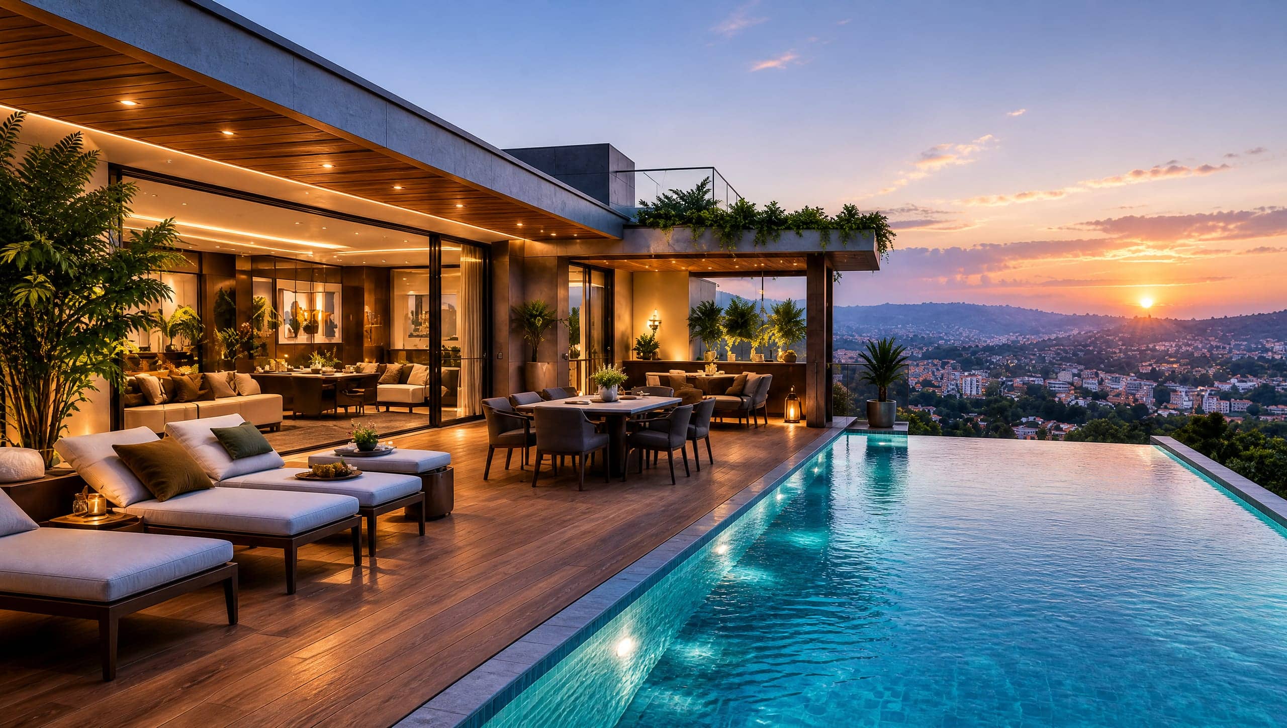 Penthouse terrace